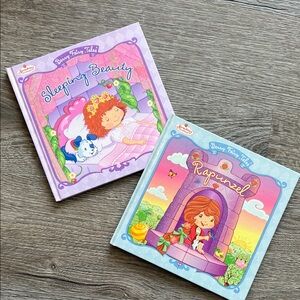 VINTAGE Strawberry Shortcake 2 book Lot 2006 American Greetings Berry Fairy Tale